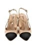 Anne Klein Color Block Tan Heels Size 8 - photo 2