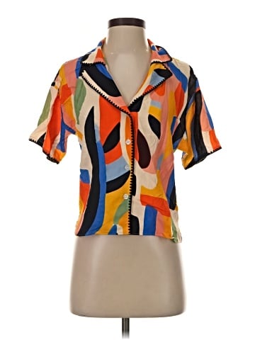 Central Park West Short Sleeve Blouse (view 1)