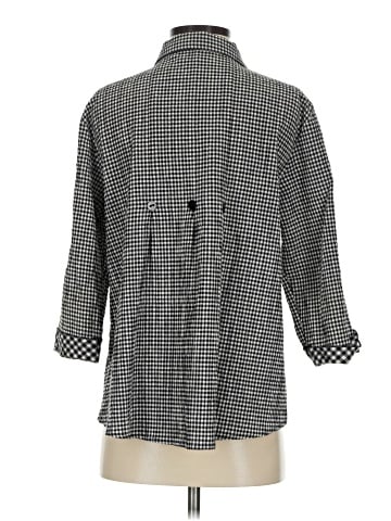 Habitat 3/4 Sleeve Button-Down Shirt (view 2)