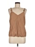 Topshop Tan Sleeveless Blouse Size 8 - photo 1