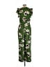 1.State Floral Green Jumpsuit Size M - photo 2