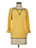 Cotton Country 100% Cotton Color Block Yellow Pullover Sweater Size S - photo 1