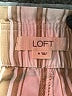 Ann Taylor LOFT 100% Lyocell Stripes Ivory Shorts Size M - photo 3