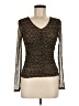 Classiques Entier Brown Long Sleeve Top Size M - photo 1