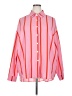 Unbranded Stripes Pink Long Sleeve Blouse Size XXL - photo 1