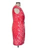 Donna Morgan Print Red Cocktail Dress Size 6 - photo 4