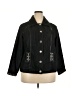 Laura Ashley Black Denim Jacket Size 2X - photo 1
