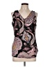 Express Outlet 100% Polyester Black Sleeveless Blouse Size L - photo 1