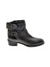 Farylrobin 100% Leather Black Ankle Boots Size 8 1/2 - photo 1