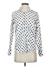 J.Crew Polka Dots White Long Sleeve Blouse Size 2 - photo 1