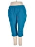 Catherines Solid Blue Active Pants Size 3X Petite - photo 1