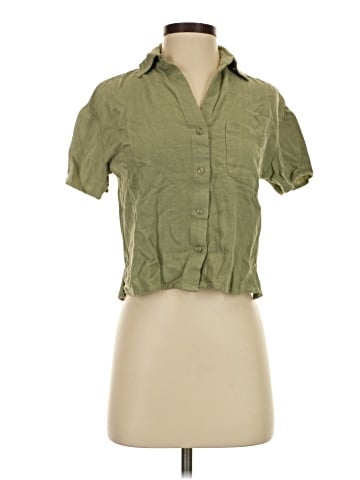 Stradivarius Short Sleeve Blouse (view 1)