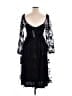 Lulus 100% Polyester Black Cocktail Dress Size XL - photo 2