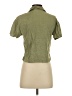 Stradivarius Green Short Sleeve Blouse Size XS - photo 2