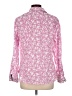 Talbots Paisley Pink Long Sleeve Button-Down Shirt Size L - photo 2