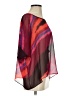 Express 100% Polyester Burgundy 3/4 Sleeve Blouse Size S - photo 4