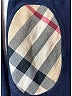 Burberry 100% Baumwolle Solid Blue Elbow patch pullover sweater Size 14 - photo 8