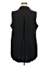 Athleta Black Sleeveless Button-Down Shirt Size 2X - photo 2