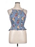 Justify Blue Sleeveless Blouse Size XL - photo 1