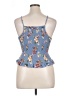 Justify Blue Sleeveless Blouse Size XL - photo 2