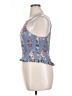 Justify Blue Sleeveless Blouse Size XL - photo 5