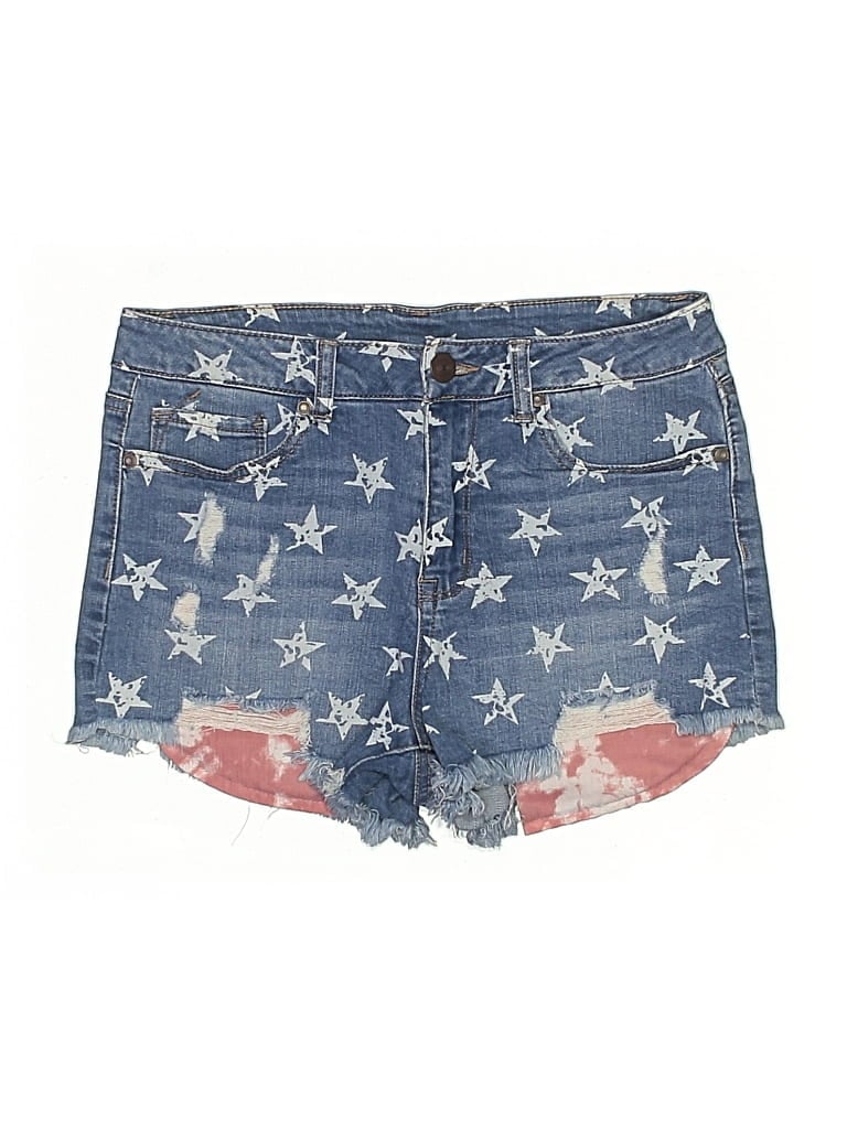 Pre-owned No Boundaries Denim Shorts In Blue