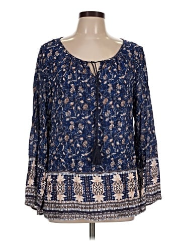Tribal Jeans Long Sleeve Blouse (view 1)
