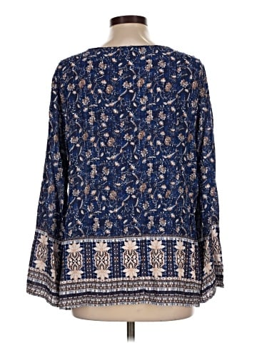 Tribal Jeans Long Sleeve Blouse (view 2)