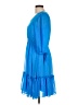 Taylor 100% Polyester Blue Casual Dress Size 12 - photo 5