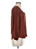 Left Coast by Dolan 100% Polyester Brown 3/4 Sleeve Blouse Size XS - photo 4