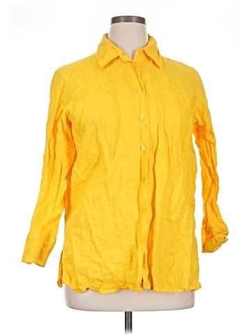 Liz Claiborne 3/4 Sleeve Button-Down Shirt (view 1)