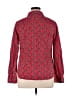 Talbots 100% Cotton Paisley Red Long Sleeve Button-Down Shirt Size 14 - photo 2