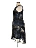 DKNY 100% Polyester Graphic Blue Cocktail Dress Size 14 - photo 5