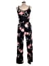 Unbranded Floral Black Jumpsuit Size L - photo 2