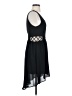 Lush 100% Polyester Solid Black Casual Dress Size S - photo 4