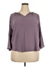 Jennifer Lopez Purple 3/4 Sleeve Top Size XXL - photo 1