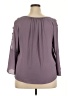 Jennifer Lopez Purple 3/4 Sleeve Top Size XXL - photo 2
