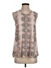 Skatie Tan Sleeveless Blouse Size S - photo 1
