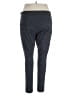 Athletic Works Solid Gray Black Active Pants Size 22 - photo 2