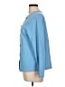 Blair Blue Long Sleeve Blouse Size L - photo 5