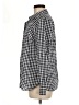 Talbots 100% Cotton Checkered-gingham Blue Long Sleeve Button-Down Shirt Size M - photo 5