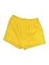 Shein 100% Polyester Solid Yellow Shorts Size 4 - photo 2