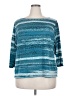 Ruby Rd. Teal 3/4 Sleeve T-Shirt Size 2X - photo 1