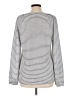 Ann Taylor LOFT Silver Long Sleeve Top Size L - photo 2