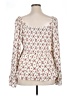 Daytrip 100% Rayon Ivory Long Sleeve Blouse Size XL - photo 2