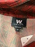 W by Worth 100% Polyester Paisley Burgundy Long Sleeve Blouse Size 0 - photo 7