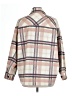 Zara Plaid Pink Coat Size L - photo 2