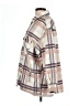 Zara Plaid Pink Coat Size L - photo 5