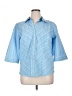 DCC Blue 3/4 Sleeve Blouse Size 1X - photo 1