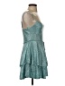 B. Darlin Teal Cocktail Dress Size 5 - 6 - photo 4
